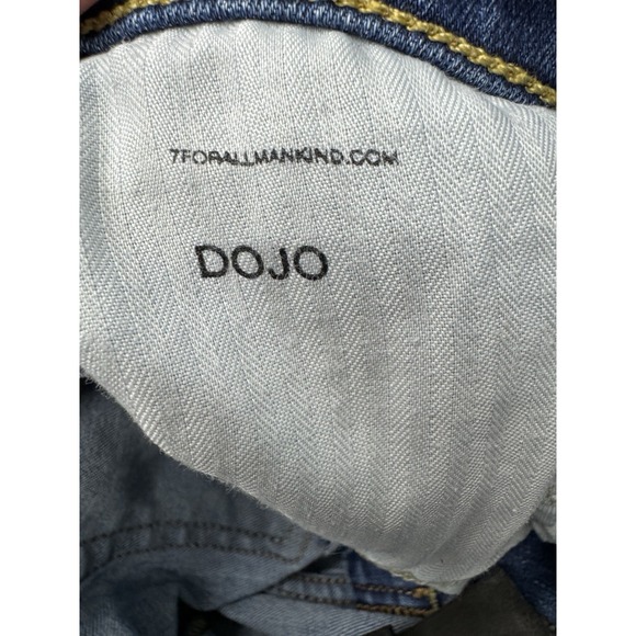 7 for All Mankind Dojo - Wide Leg Distressed Authentic Light Size 28 - Picture 9 of 13